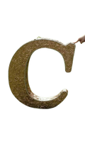 ✨ Gold Letter “C” Piñata