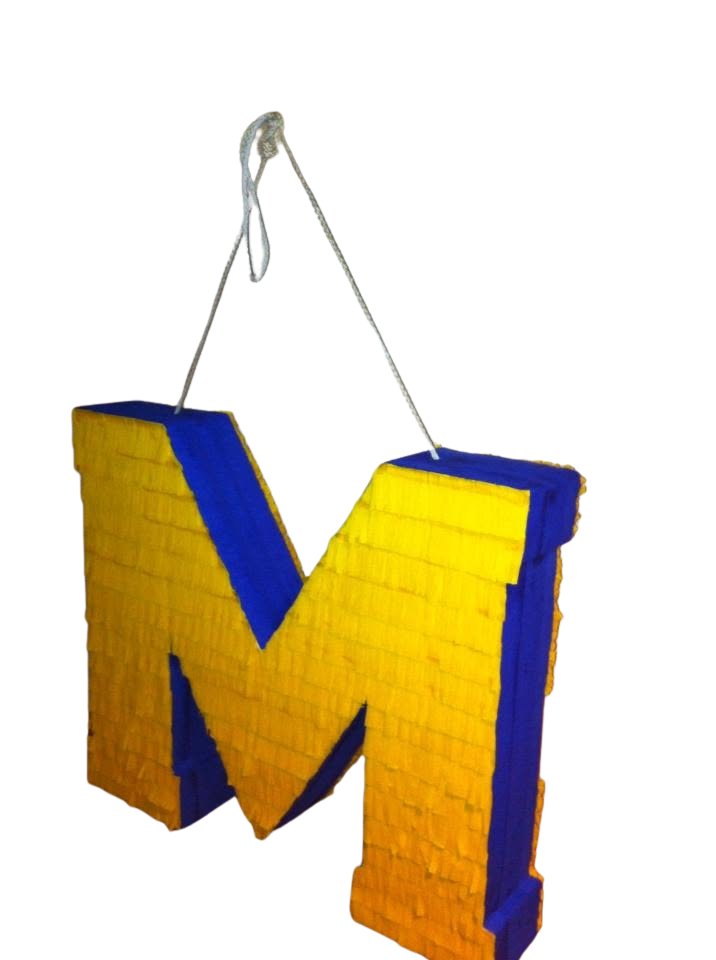💛💙 Letter “M” Piñata