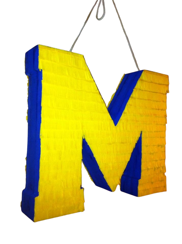 💛💙 Letter “M” Piñata