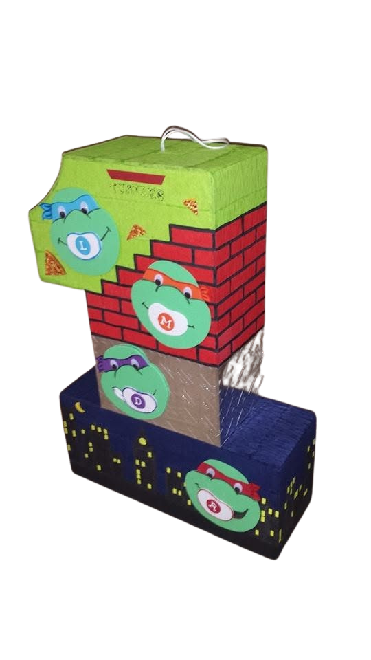 🐢 TMNT “Number 1” Piñata